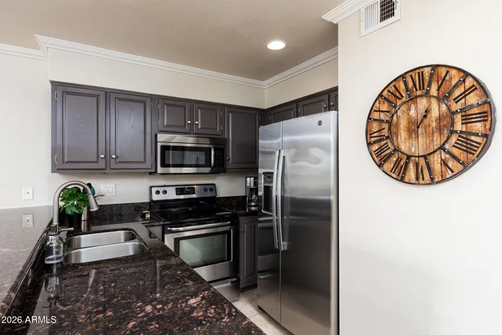 Refrigerator Included. All items in cabinets items included.