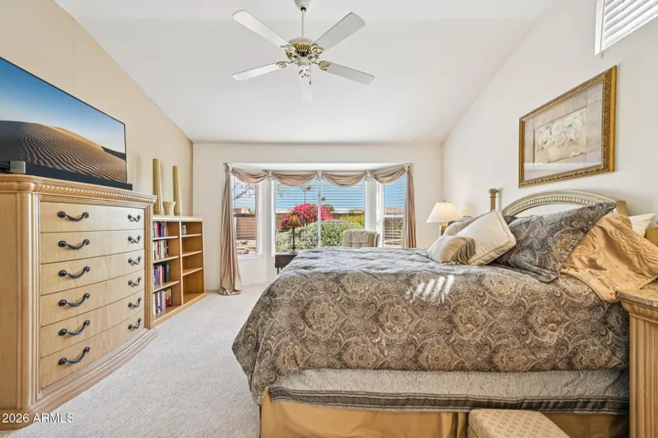 The master bedroom