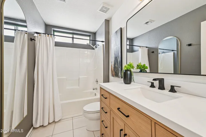 The guest bathroom