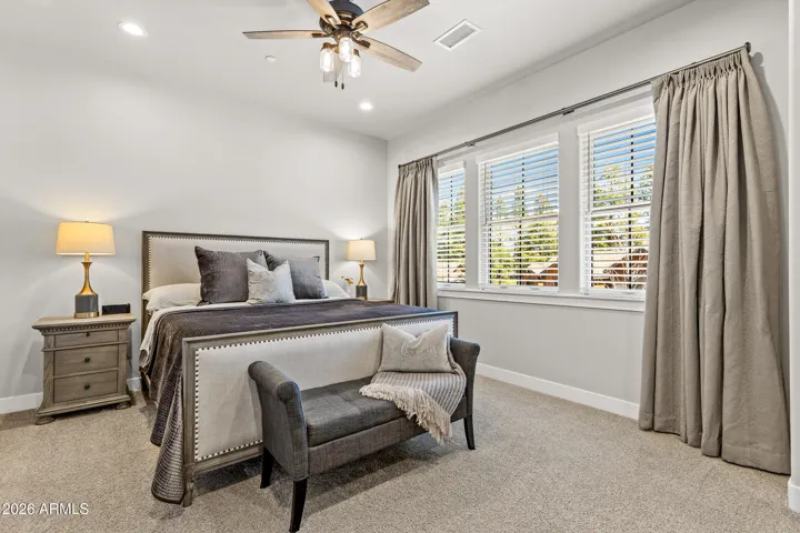 Spacious Primary Bedroom retreat with beautiful views!