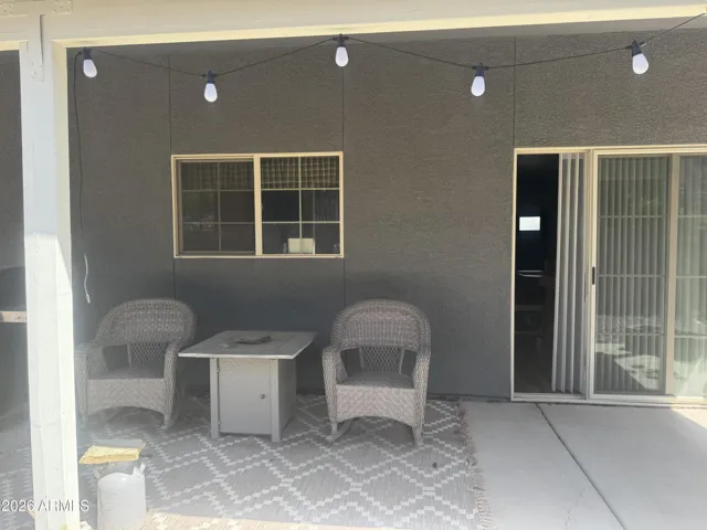Bach if patio off dining room