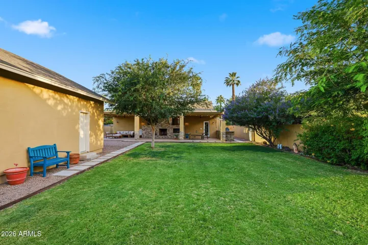 with plenty of room for a pool or an addition or two
