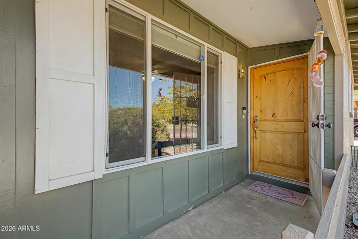 Inviting front porch