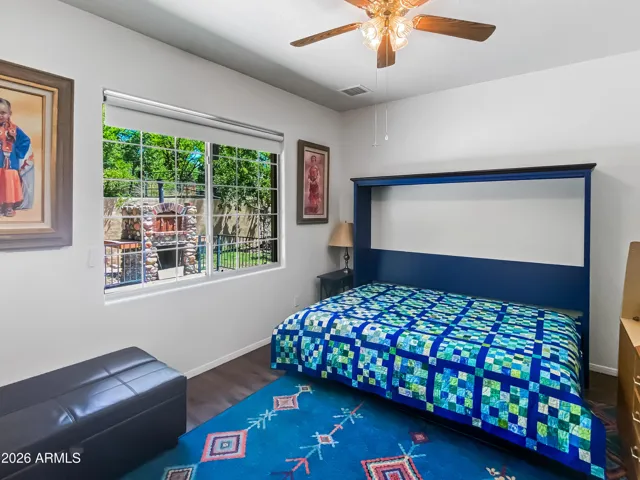 Back bedroom with murphy bed