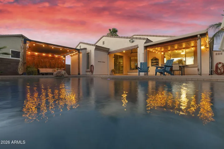 Resort style backyard