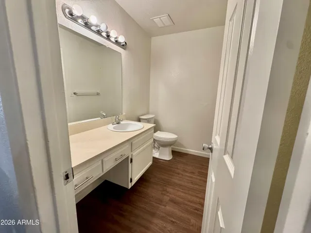Hallway bathroom
