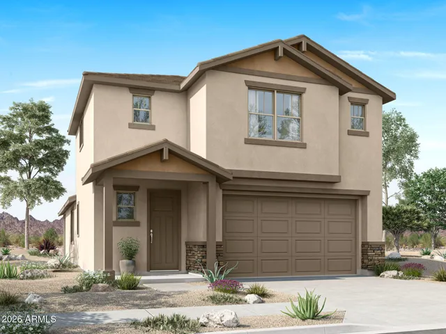 Rendering. Actual home color may vary.