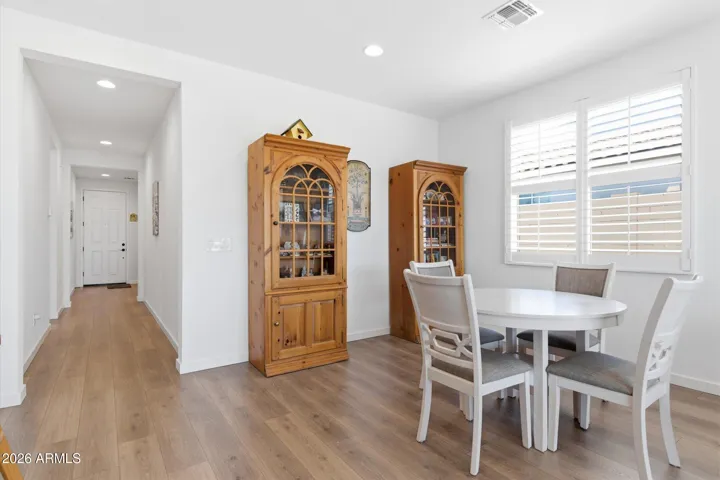 Dining area just off the kitchen with an open layout and easy flow for everyday meals.