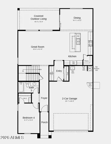 Additional Highlights Include: stainless steel gas appliances, keyless entry garage door.