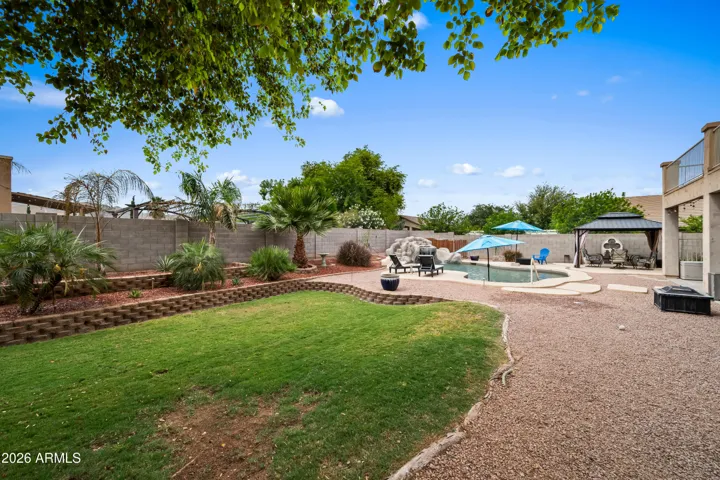 Huge backyard