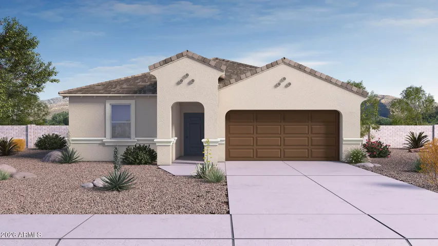 Rendering of B Elevation - Exterior Colors will vary