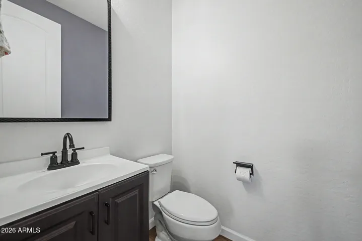 Downstairs powder room