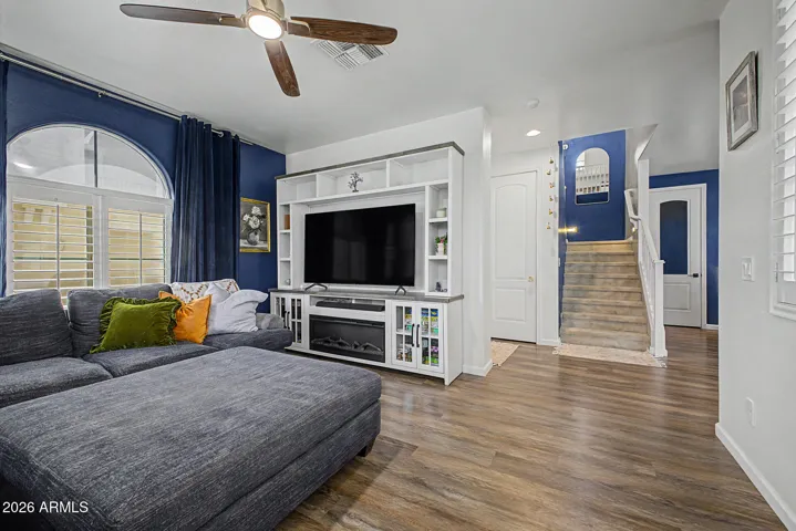 Large windows and updated flooring throughout