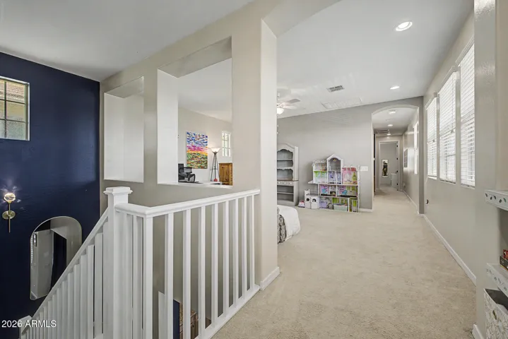 Upstairs to the loft