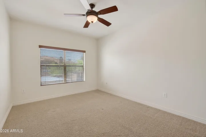 Wood blinds on all windows