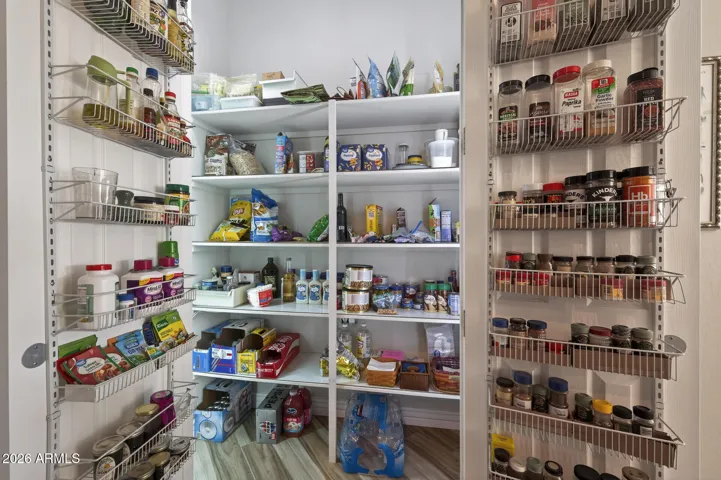 There's space galore for all of your pantry needs.