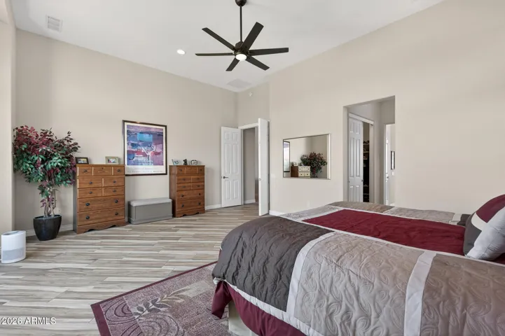 Notice all of the space in the owner's suite...enough to create your own private retreat with a couch or lounging chairs.