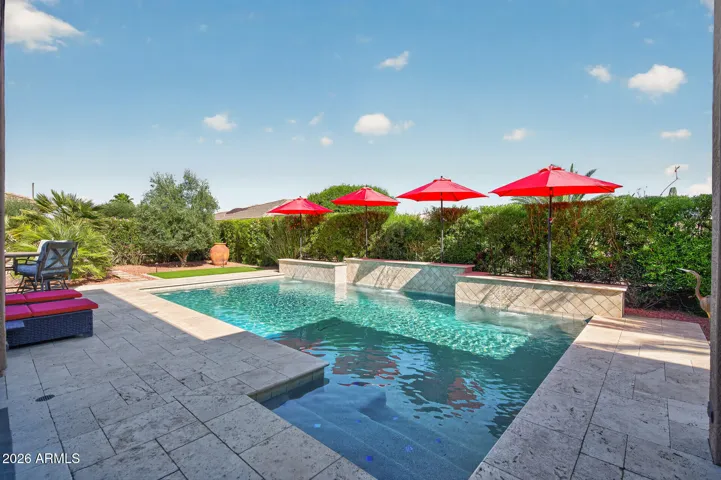 Float, swim, or play volleyball in the large play pool.