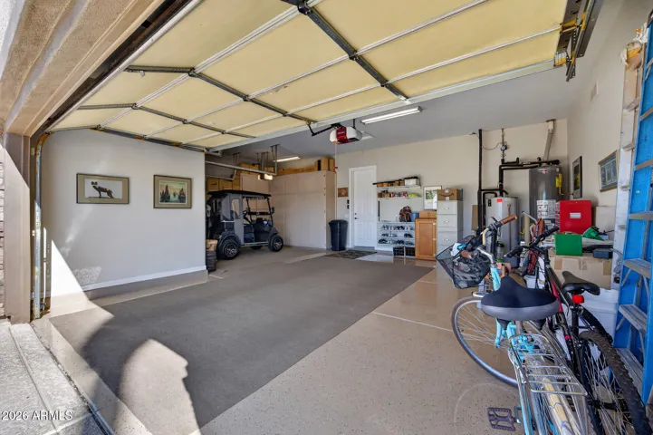 Store all your "toys" in the 2.5 car garage.