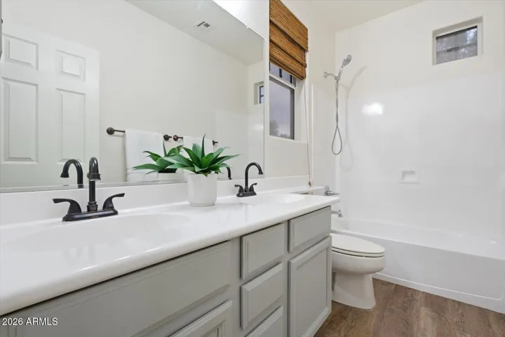 Upstairs hallway guest bath