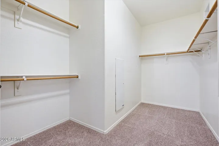 Primary closet