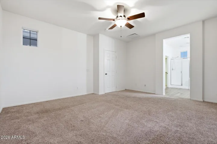 Upstairs primary bedroom