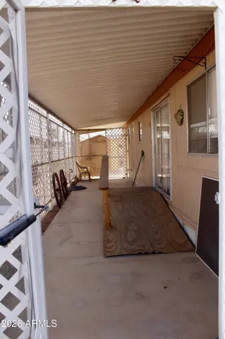 Covered patio