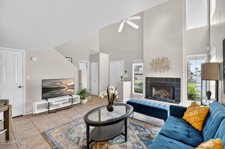 Living Area with Firplace