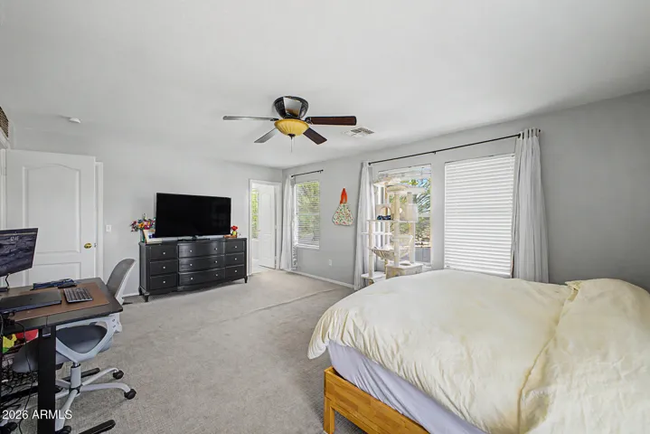 Primary Bedroom with TWO Walk-In Closets