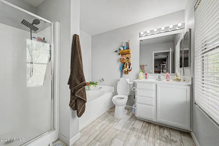 Primary Bath/Separate Shower/Tub