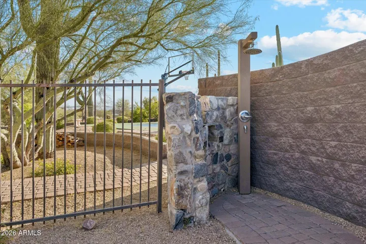 Outdoor shower