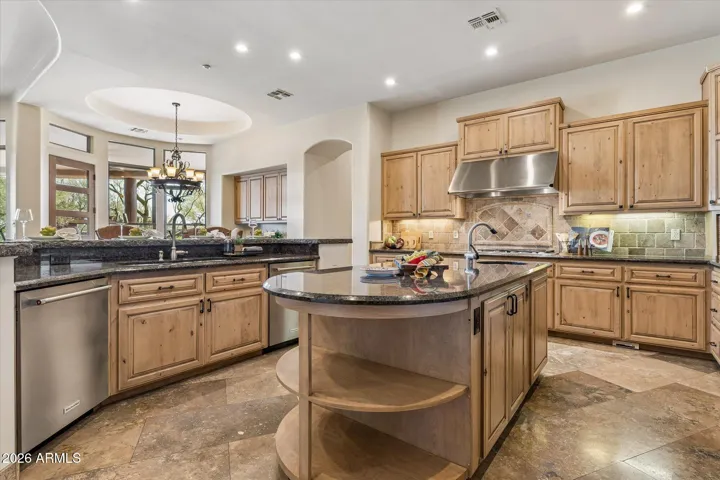 Two islands for ample prep space