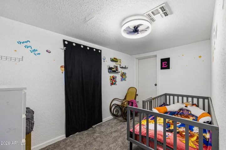 One of 5 nice sized bedrooms! This one with walk in closet.