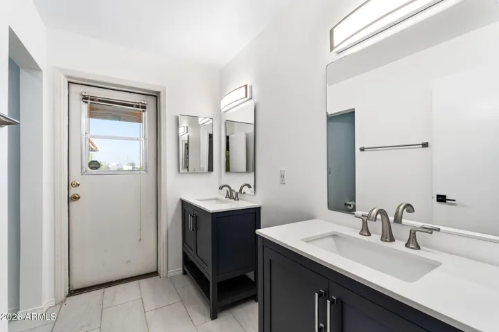 Remodeled Hall bath
