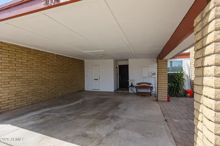 **Plenty of shaded parking space**
