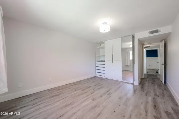 **Primary Suite highly space-optimized closet's **