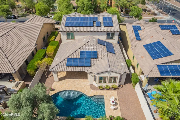 Aerial view back