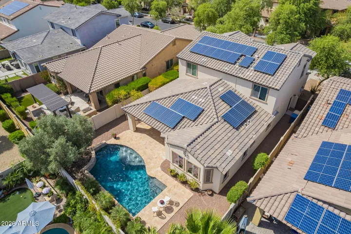 Aerial view back