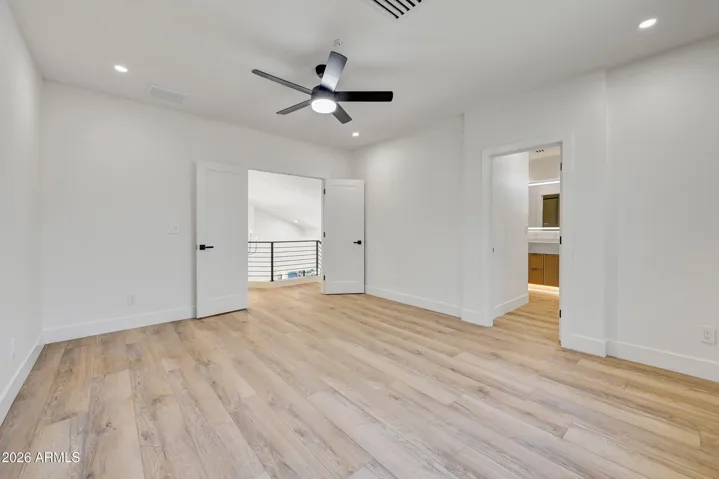 Master Bedroom with Double Door Entry