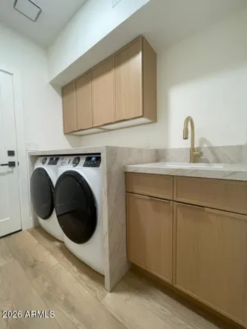 Laundry Center with Sink and Portal Washer/Dryer