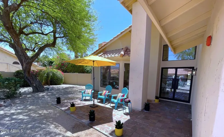 Front Paver Patio to Enjoy the Neighborhood