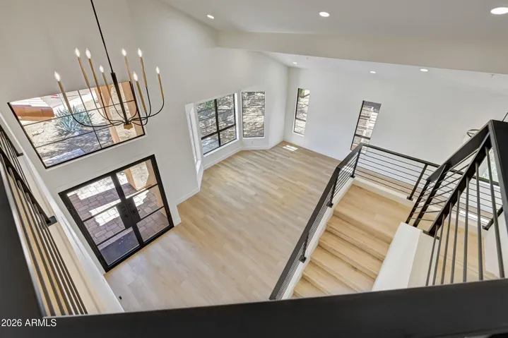 View From Upper Level to Entry Level