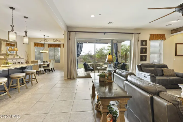 Great Room with Multi-Sliding Glass Door