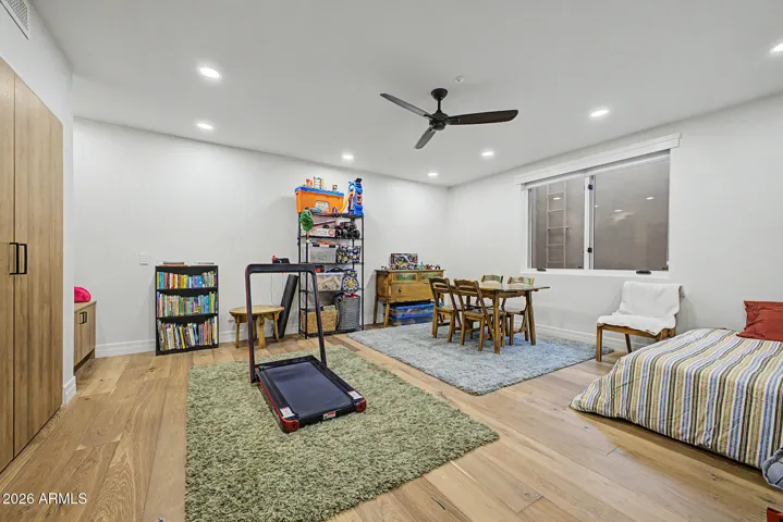 Bedroom 4 located in the basement is very spacious and bright