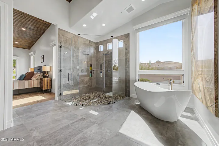 Gorgeous spa-like bathroom, completely remodeled in 2023