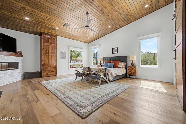 Luxurious primary bedroom