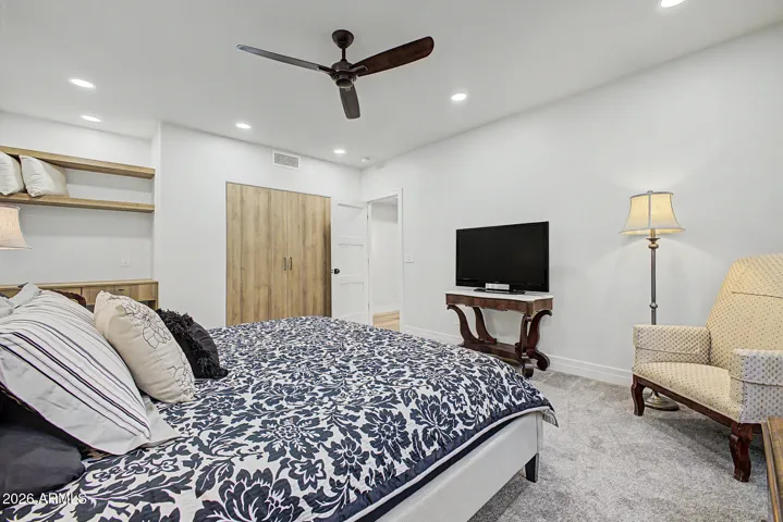 Bedroom 5 is located in the basement and is also very spacious