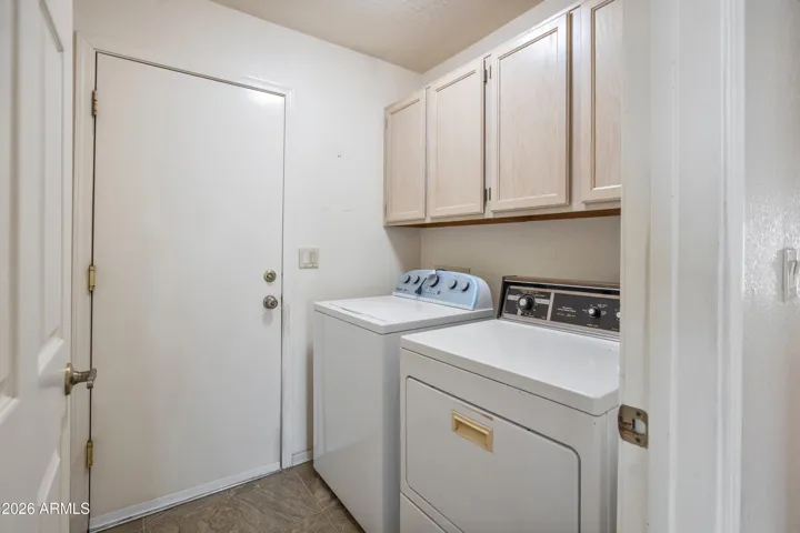 Laundry Room with included Washer and Dryer