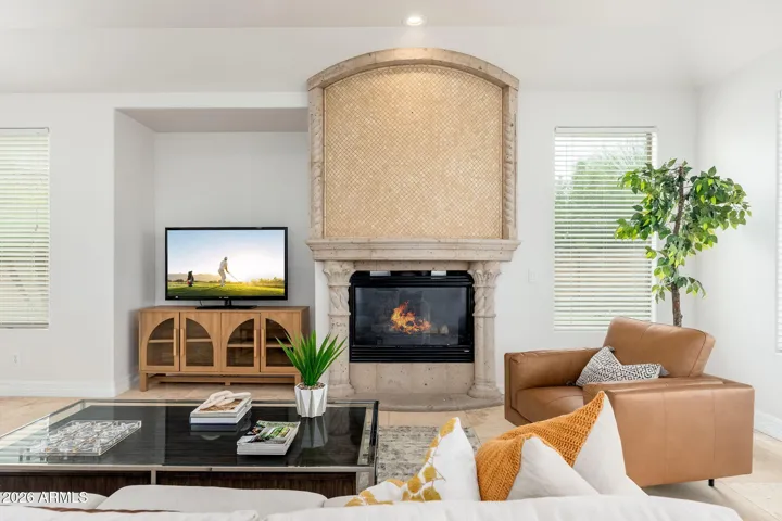 Family room open to Kitchen