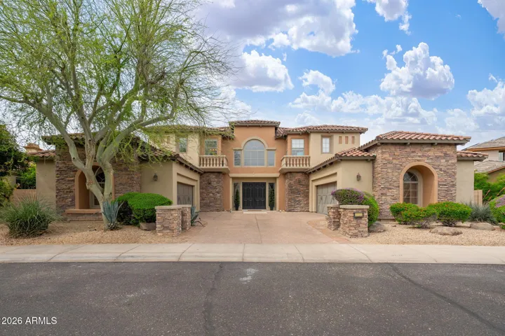 Front Entry with 4 car garage